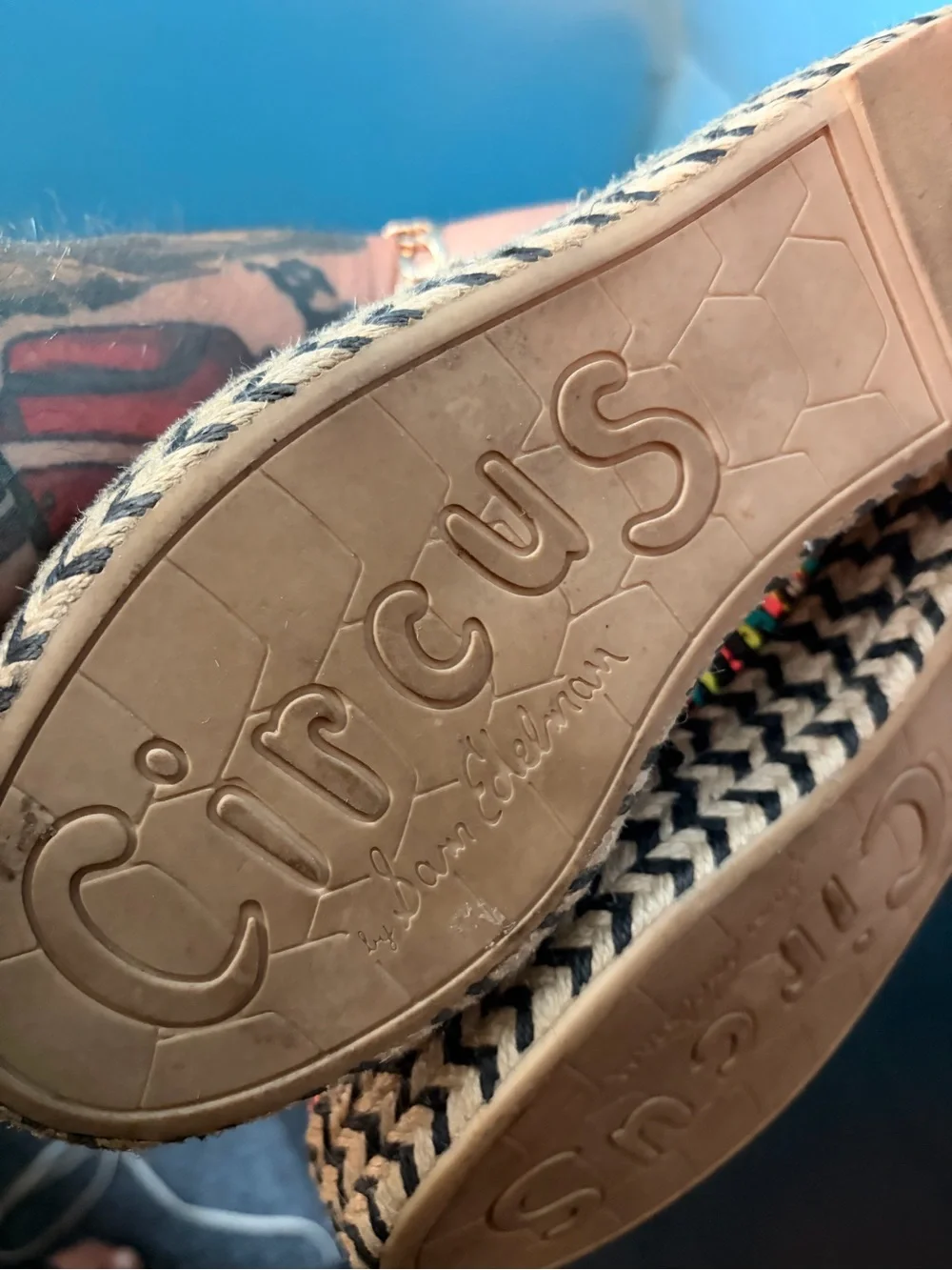 Circus by Sam Edelman Multicolor Woven Platform Sneakers